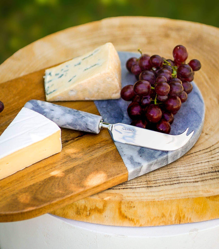 Grey Marble Timber Cheese Board - Craft Republic Liquor