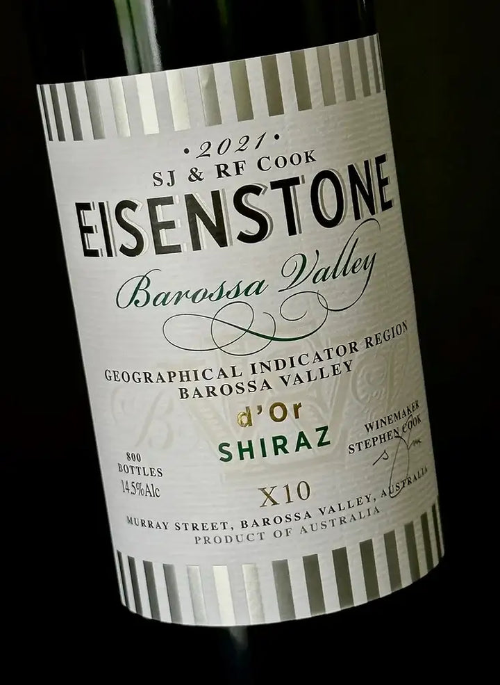 2021 Eisenstone d'Or Shiraz 750ml - Craft Republic Liquor