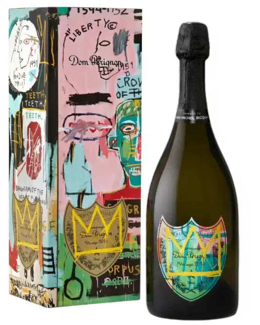 2015 Dom Perignon Jean-Michel Basquiat Tribute Vintage Brut 750ml Gift Box - Craft Republic Liquor