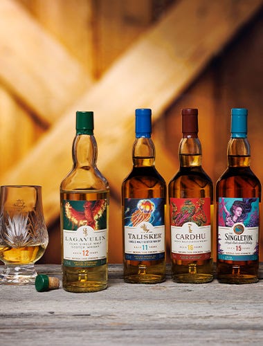 2022 Diageo Special Releases Elusive Expression Scotch Whisky Collection 200ml × 4 Pack