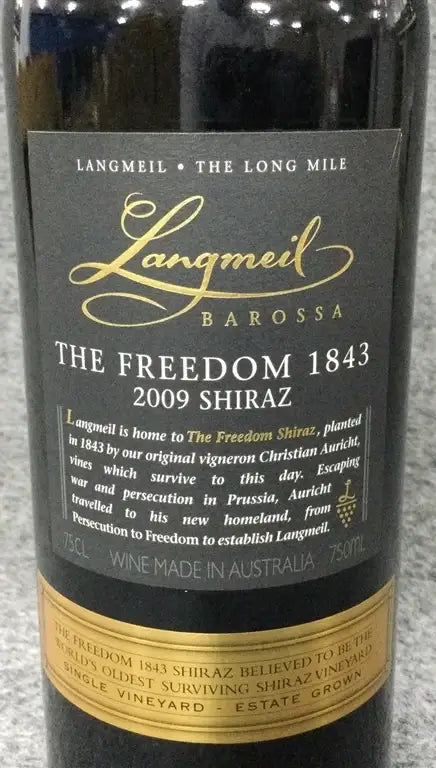 2009 Langmeil Winery 'The Freedom 1843' Shiraz 750ml - Craft Republic Liquor