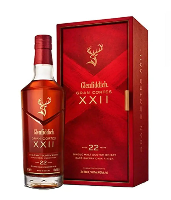 Glenfiddich Gran Cortes XXII 22 Year Old Rare Sherry Cask Finish Single Malt Scotch Whisky 700ml - Craft Republic Liquor