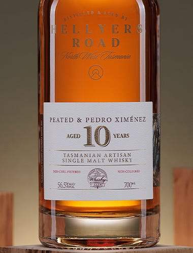 Hellyers Road 10 Year Old Peated & Pedro Ximénez Single Malt Whisky 700ml - Craft Republic Liquor