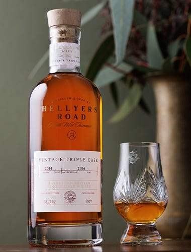 Hellyers Road Vintage Triple Cask Tasmanian Artisan Single Malt Whisky 700ml