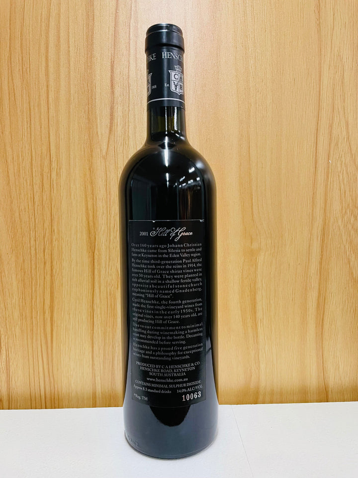 2001 Henschke Hill of Grace Shiraz 750ml Original Wood Box - Craft Republic Liquor
