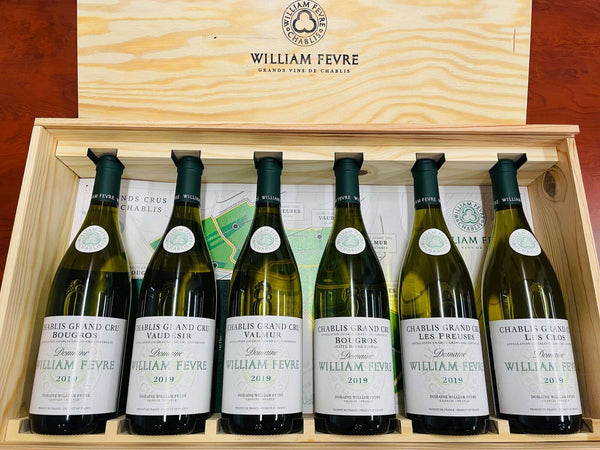 Domaine William Fevre Grands Crus 2019 A Journey in Chablis 6-Pack