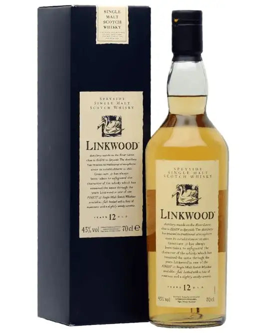 Linkwood Flora & Fauna 12 Year Old Single Malt Scotch Whisky 43% 700ml - Craft Republic Liquor