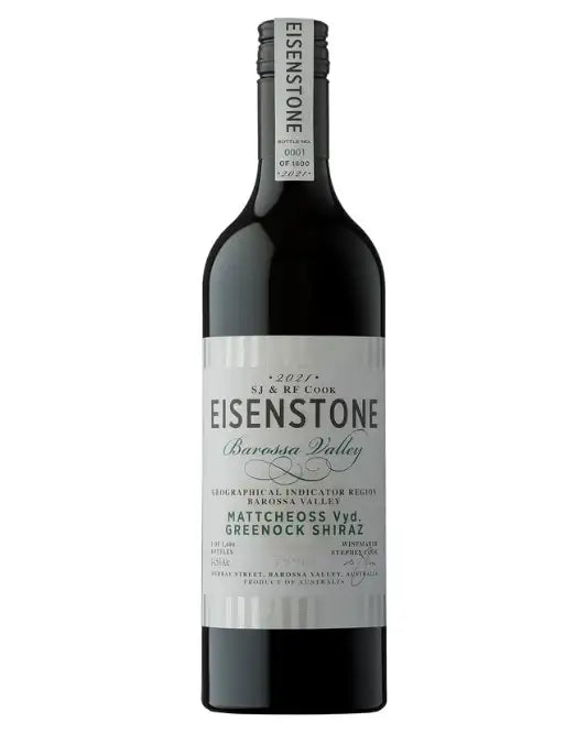 2021 Eisenstone Mattcheoss Vyd Greenock Shiraz 750ml - Craft Republic Liquor