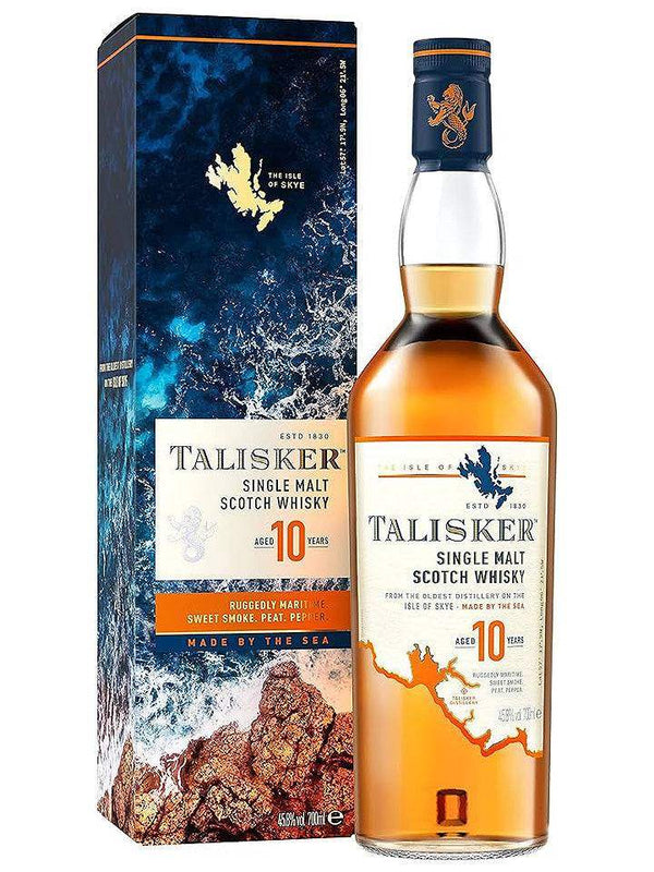 Talisker 10 Year Old Single Malt Scotch Whisky 700ml - Craft Republic Liquor