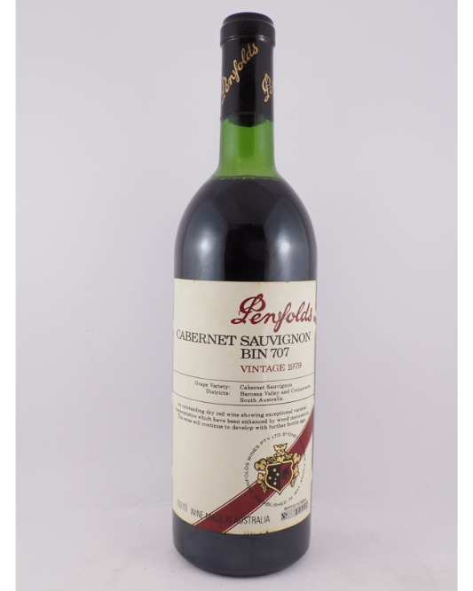 1979 Penfolds Bin 707 Cabernet Sauvignon 750ml